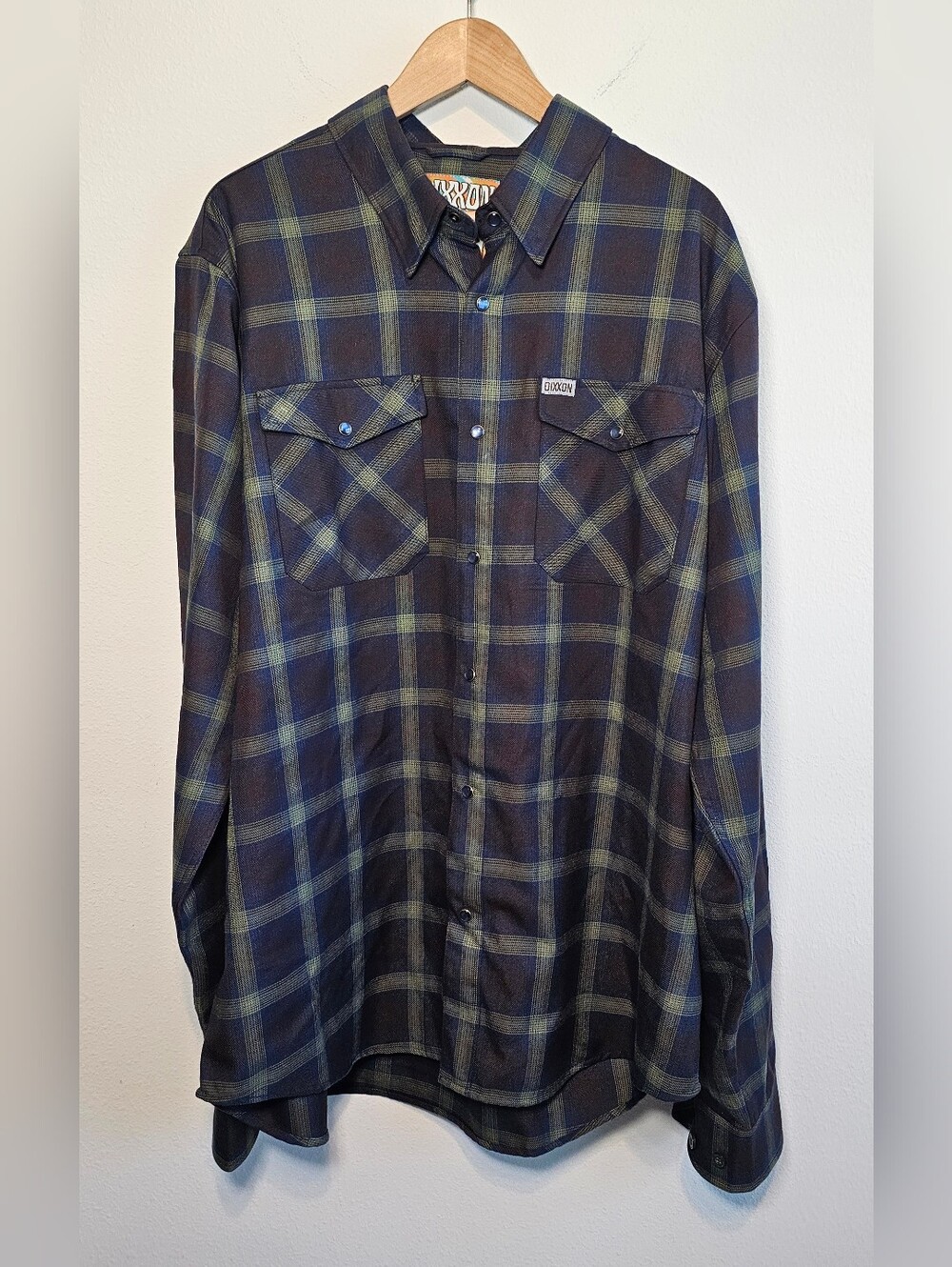 Dixxon Flannel Company Plaid Shirt Mens Size 2XT / XXL Tall